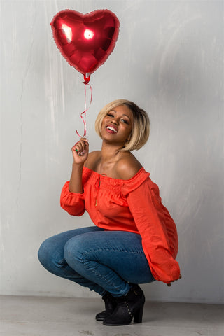 Ladies fashion plus size boho contemporary elastic off the shoulder top