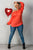 Ladies fashion plus size boho contemporary elastic off the shoulder top