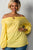 Ladies fashion plus size boho contemporary elastic off the shoulder top
