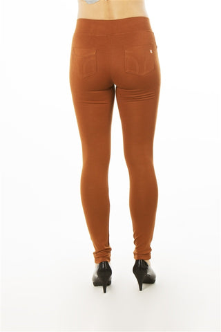 Ladies fashion stretch cotton blend leggings