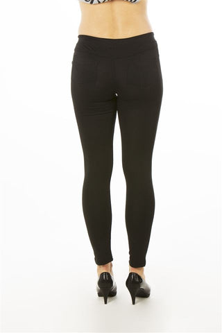 Ladies fashion stretch cotton blend leggings