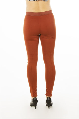 Ladies fashion stretch cotton blend leggings