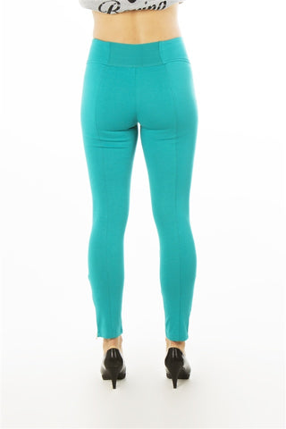 Ladies fashion stretch cotton blend leggings