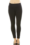 Ladies fashion stretch cotton blend leggings