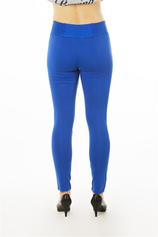 Ladies fashion stretch cotton blend leggings