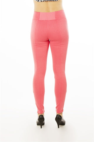 Ladies fashion stretch cotton blend leggings