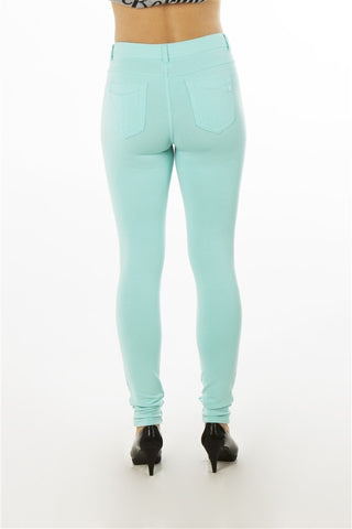 Ladies fashion stretch cotton blend leggings