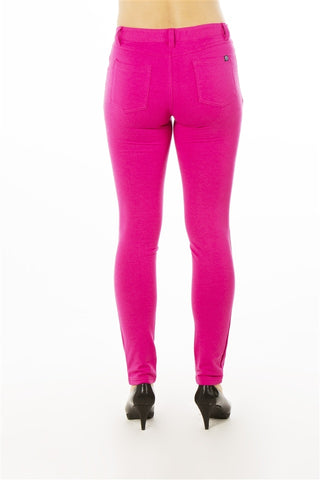 Ladies fashion stretch cotton blend leggings