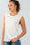 Ladies fashion round neckline "love someone" graphic side flowy tee