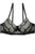 Ladies two tone geo lace bra w/ underwire