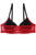 Ladies two tone geo lace bra w/ underwire