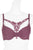 Ladies floral embroidery plunge bra