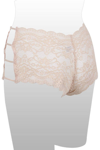 Ladies caged lace hipster