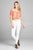 Ladies fashion short sleeve off the shoulder front eyelet w/string crop top