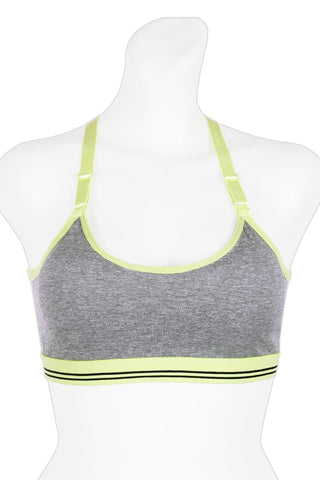 Ladies nylon sports bra
