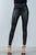Ladies fashion knee panel ankle zipper moto skinny leggings