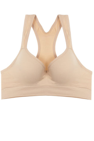 Ladies racerback sports bra