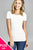 Ladies fashion plus size short sleeve v-neck strappy w/chocker cotton rayon spandex top