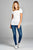 Ladies fashion plus size short sleeve v-neck strappy w/chocker cotton rayon spandex top