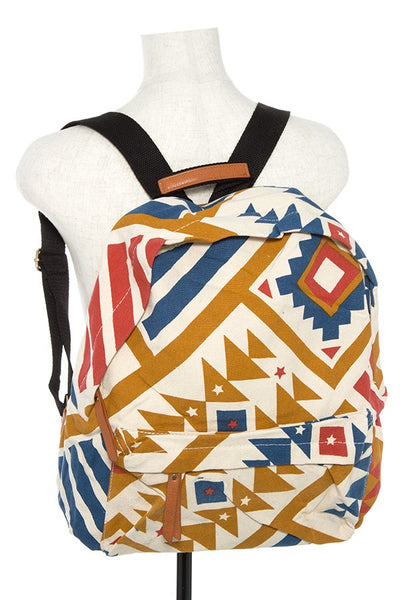 Tribal pattern backpack