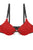 Ladies two tone tie up bra