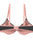 Ladies two tone tie up bra