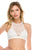 Ladies high-neck fishnet bralette