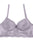 Ladies floral overlay long line bra w/underwire