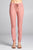 Ladies fashion waist drawstring elastic hem pants