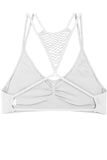 Ladies removable pads cage style back