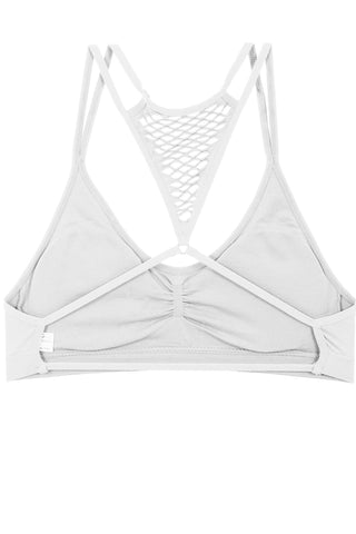 Ladies removable pads cage style back