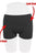 Ladies seamless shapewear boyshorts lasercut waistband