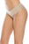 Ladies seamless shapewear brief lasercut waistband