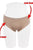 Ladies seamless shapewear brief lasercut waistband