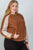 Ladies fashion plus size color block stand collar zipper long sleeve bomber jacket