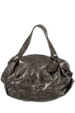 Ladies fashion crackled textured hobo handbag