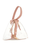 Ladies fashion triangular shape mini handbag