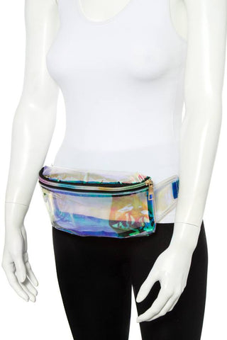 Ladies fashion see through fashion fanny pack