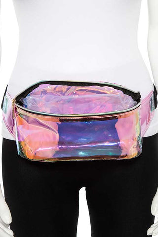 Ladies fashion see through fashion fanny pack