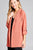 Ladies fashion plus size 3/4 roll up sleeve open front woven jacket