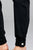 Ladies fashion waist button elastic hem w/snap button cargo pants