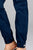 Ladies fashion waist button elastic hem w/snap button cargo pants