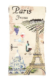 Paris france snap bag glass case