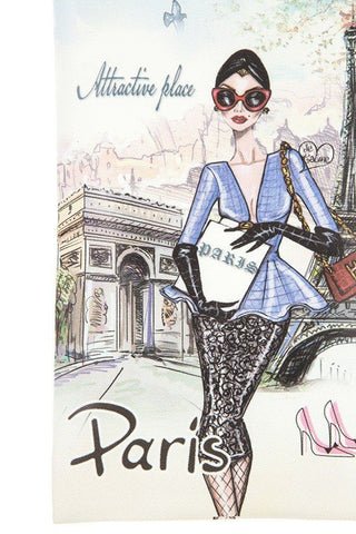 Paris france snap bag glass case