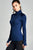 Ladies fashion solid track jacket