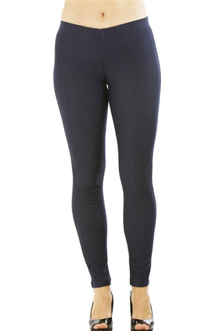 Ladies fashion stretch cotton blend leggings