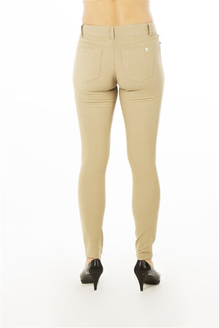 Ladies fashion stretch cotton blend leggings