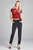 Ladies fashion plus size sleeveless fishnet back tank top