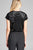 Ladies fashion plus size sleeveless fishnet back tank top