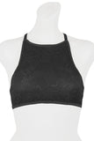 Ladies fashion cageback high-neck style bralette